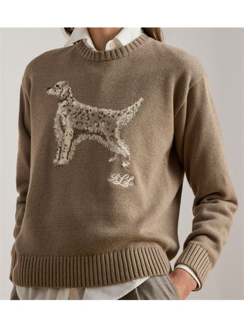 RIEDNEE-LONG SLEEVE-PULLOVER LAUREN RALPH LAUREN | 200979654001ADIRONDACK HEATHER MULTI